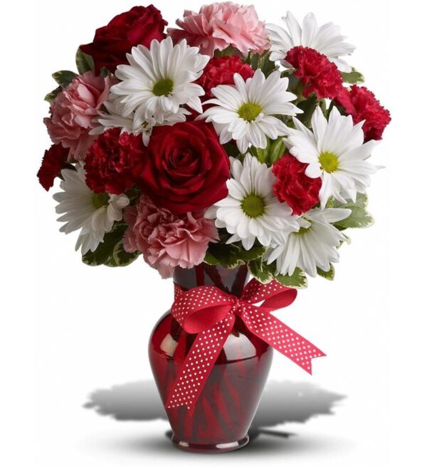 Teleflora Hugs and Kisses Flower Arangement - As Shown