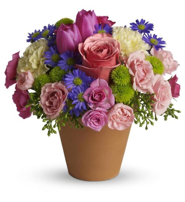 Teleflora Spring Sonata Flower Arangement - As Shown