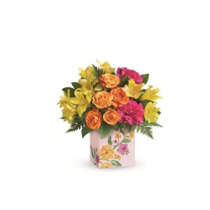 Teleflora's Painted Blossoms Bouquet - As Shown