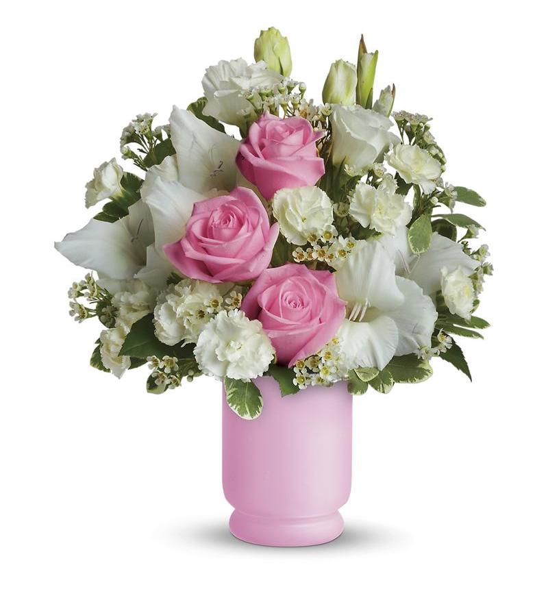 Teleflora's Pink and White Delight - As Shown